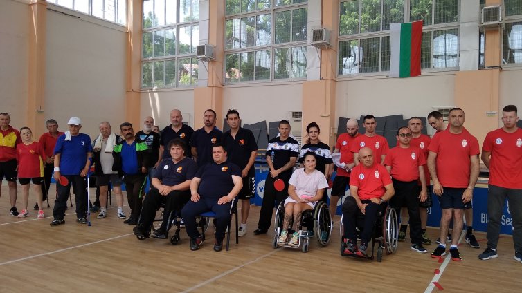 Международен турнир по тенис на маса за хора с увреждания започва във Варна