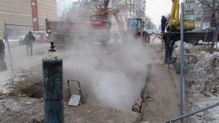 Авария остави на студено 2000 абонати на „Топлофикация” в Русе