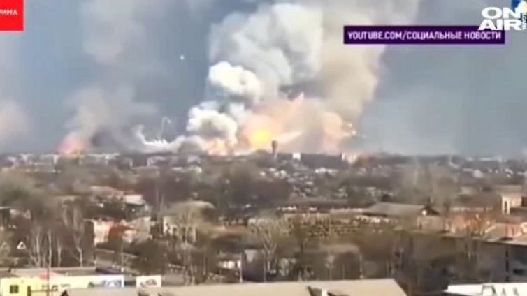 Деветима са ранени при нови взривове във военен склад в Русия 