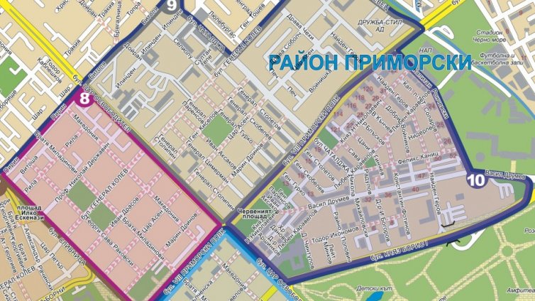 Район "Приморски" е с най-голямо население във Варна