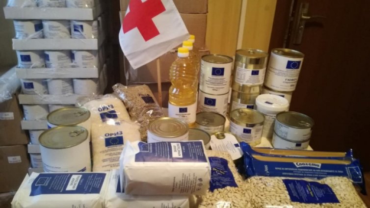 БЧК започва раздаването на храни и хигиенни продукти