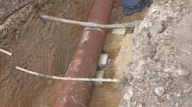 Доставиха новата тръба за спукания магистрален водопровод във Варна