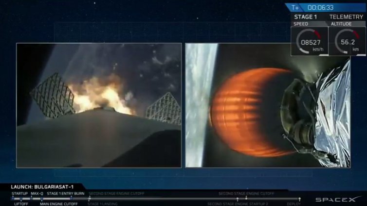 Сателитът BulgariaSat-1 бе изведен успешно на орбита
