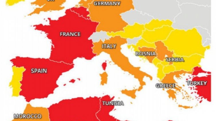България е Сърбия!? Британско издание ни изтри от картата