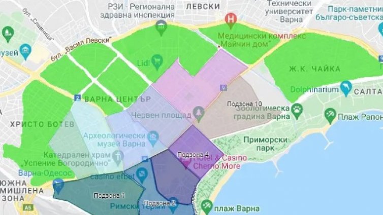 Административен съд – Варна образува седем дела срещу заповедта за „зелена зона“