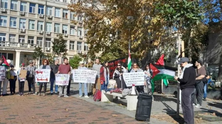 Палестинци излязоха на протест във Варна