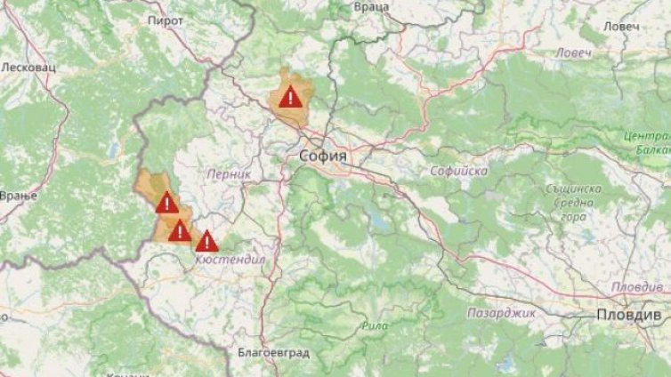 Активираха BG-Alert в София и Перник