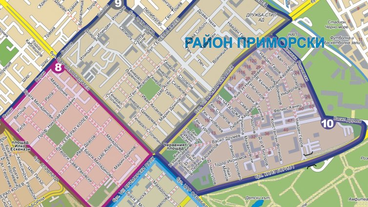 Приемат документи за 3 подзони на „синя зона - широк център“