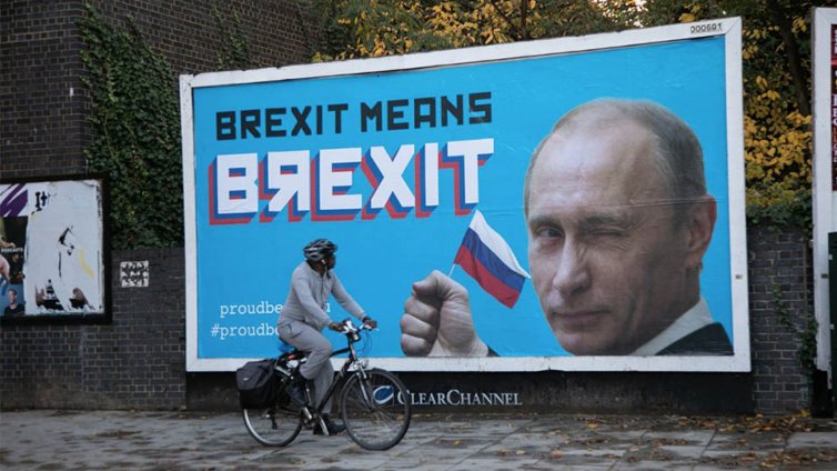 Иронични билборди по улиците на Лондон заради Brexit  