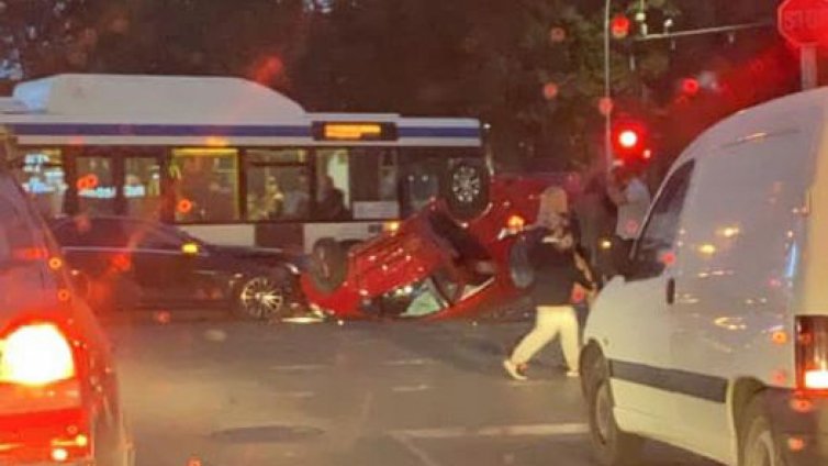 Няма ранени при вчерашната катастрофа в центъра на Варна