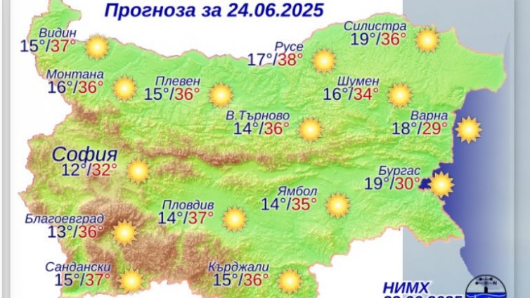 Какво време ни очаква във вторник?