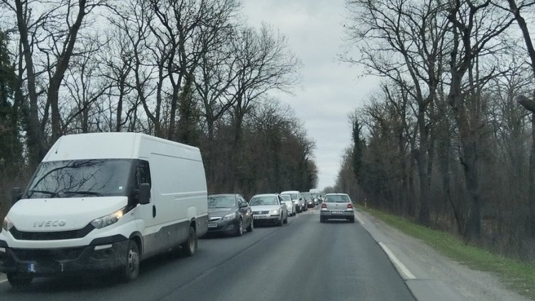 Голямо задръстване на Харамията в посока Варна