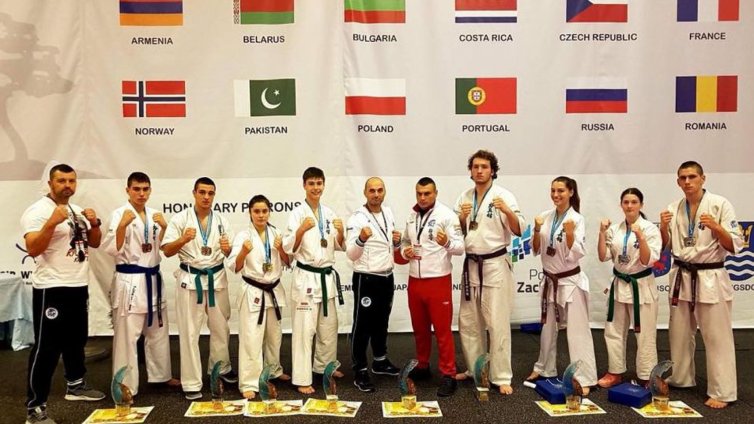 Огромен успех на националите по киокушин на европейското на KWF в Полша