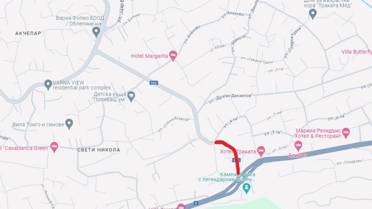 До 7 март ще бъде затворен част от пътя Горна – Долна Трака